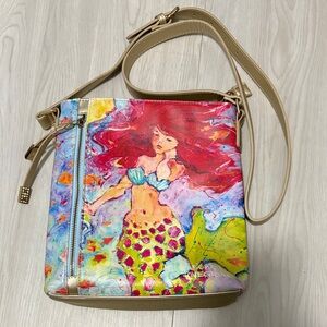 LEOMA LOVEGROVE Vibrant Mermaid Art Crossbody Bag